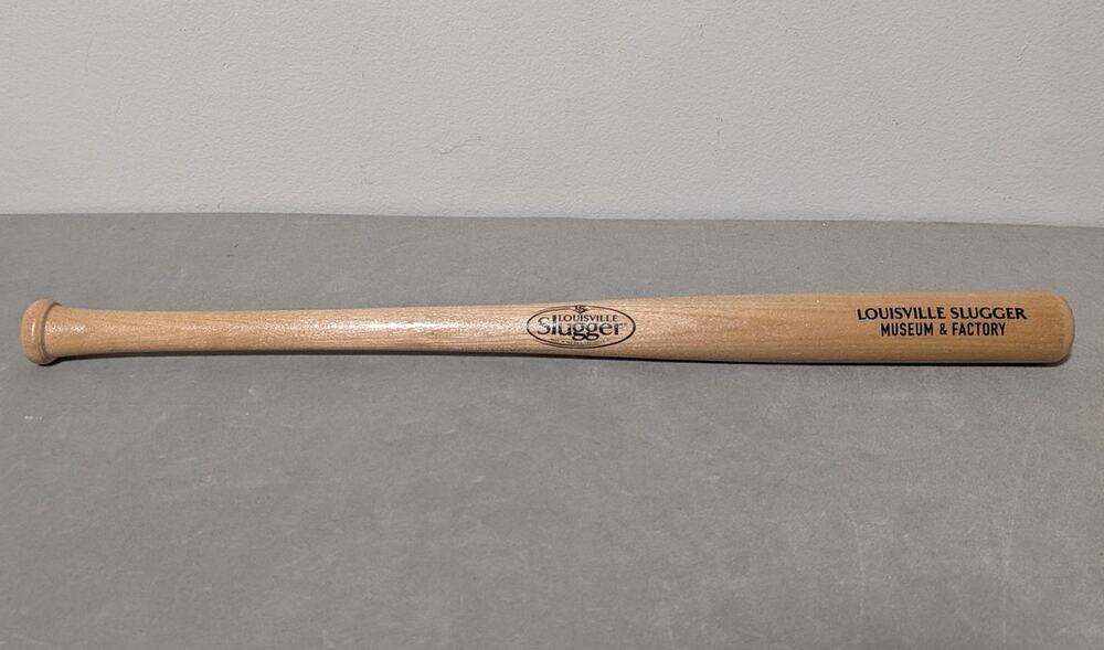 Mini Louisville Slugger Museum & Factory Baseball Bat 18 inch